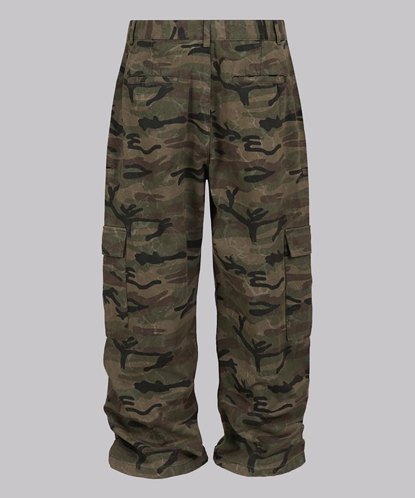 Koneobeulleseu Weite Camouflage Cargohose