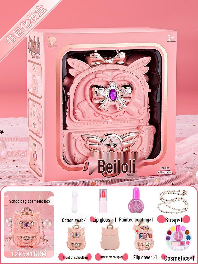 Children's Lipstick Toy Set: Makeup Box for 3-6 Year Old Girls