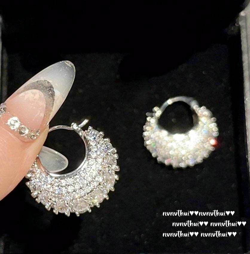 Mermaid Tears Are So Many Hemp Gray Pearl Fat Square Earrings, Starry River, Plated With 18K Gold, And Gypsy Small Bag Earrings.