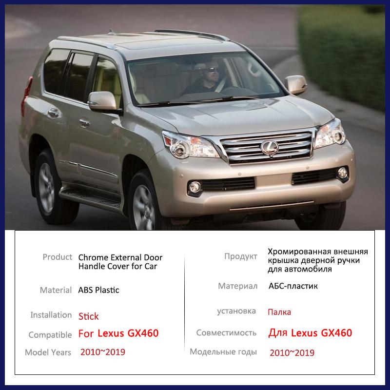 Carbon Fiber Door Handle Cover for Lexus GX GX460 J150 LC150 2010~ Luxurious Car Accessories Styling Stickers Trim 2011 2012