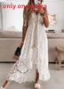 Elegant Satin Long Dress With V Neck For Summer Beach And Casual Wear