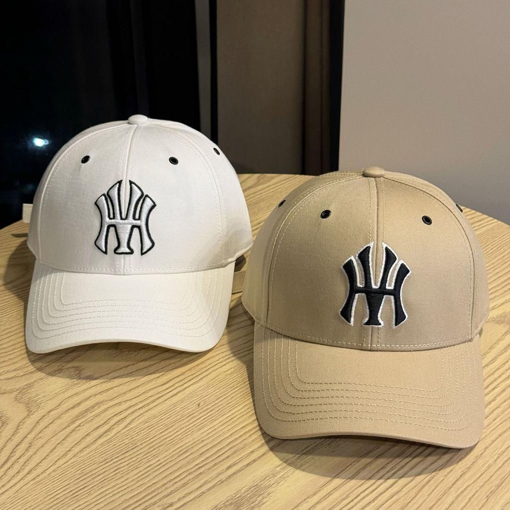 New Letter Embroidered Hats for Men and Women Korean Style Trendy Caps Trendy Brand Baseball Caps Letters Showing Small Faces
