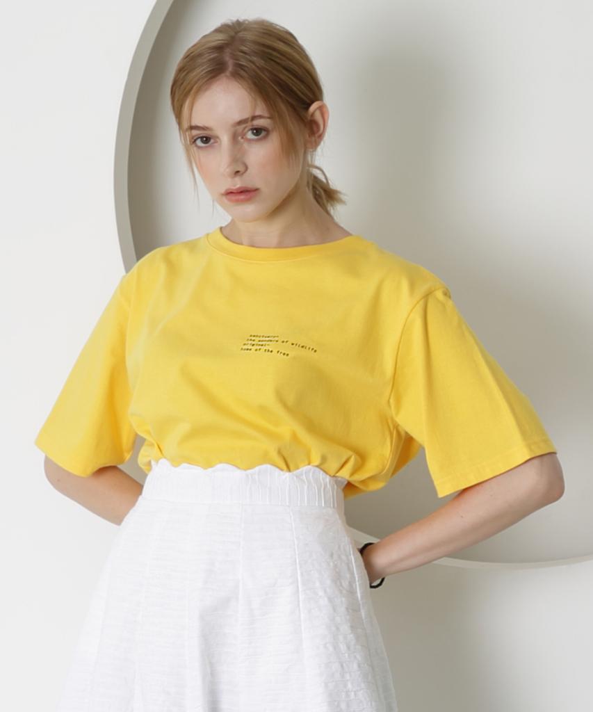 Eoboneoseu Crocodile Short Sleeve T-Shirt [Yellow]