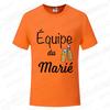 Beers for The Groom Squad T-shirt French Evg Team Future Groom Best Man Tshirt Boyfriend Bachelor Party Tees Wedding Clothing