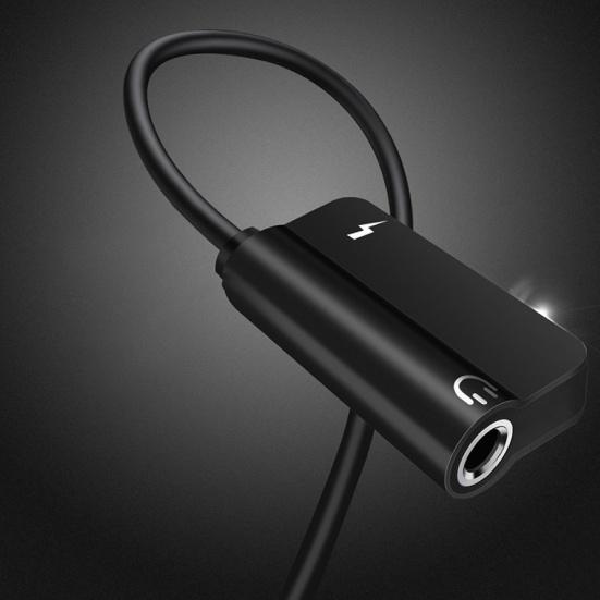 2 in 1 Audio 3.5mm Headphone Type-C to Jack Charging Converter Cable Adapter