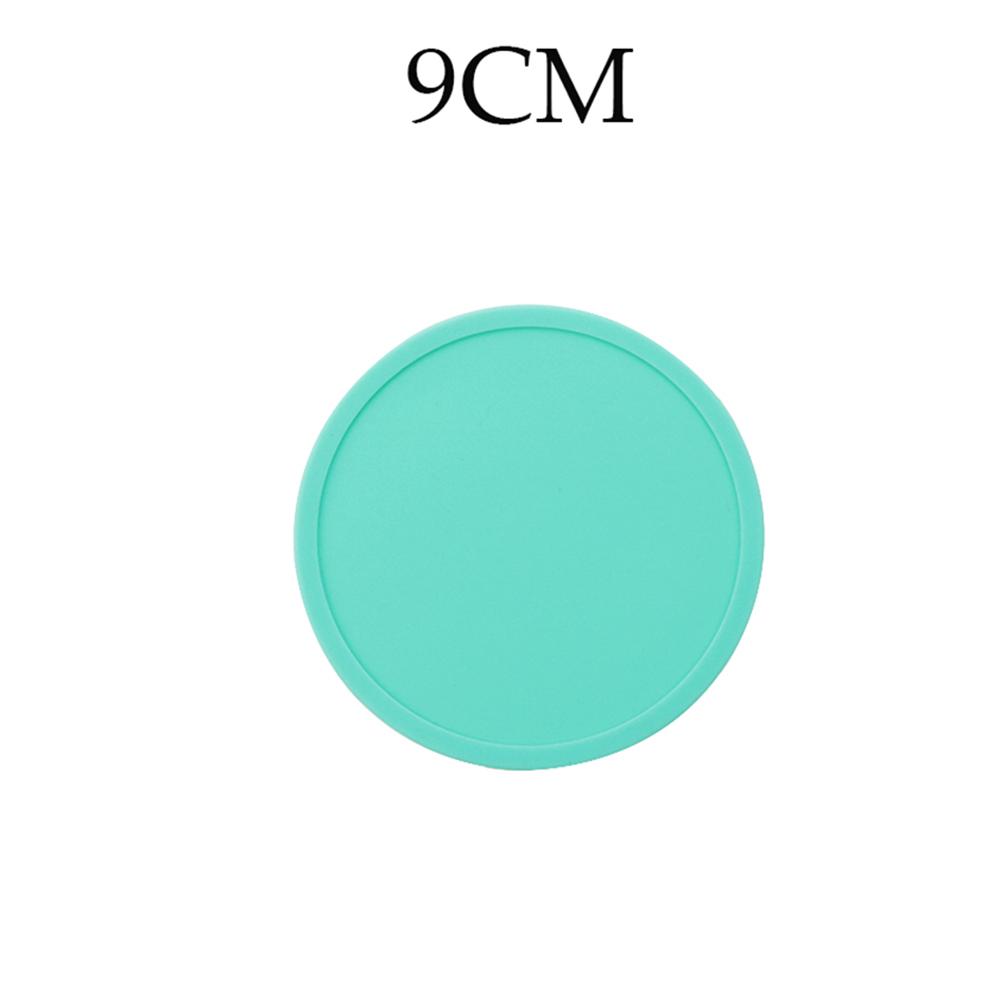 1 PieceAnti Slip and Anti Overflow Coaster Tea Cup and Coffee Coaster Circular Mold Silicone Insulated Table Mat for Home Use