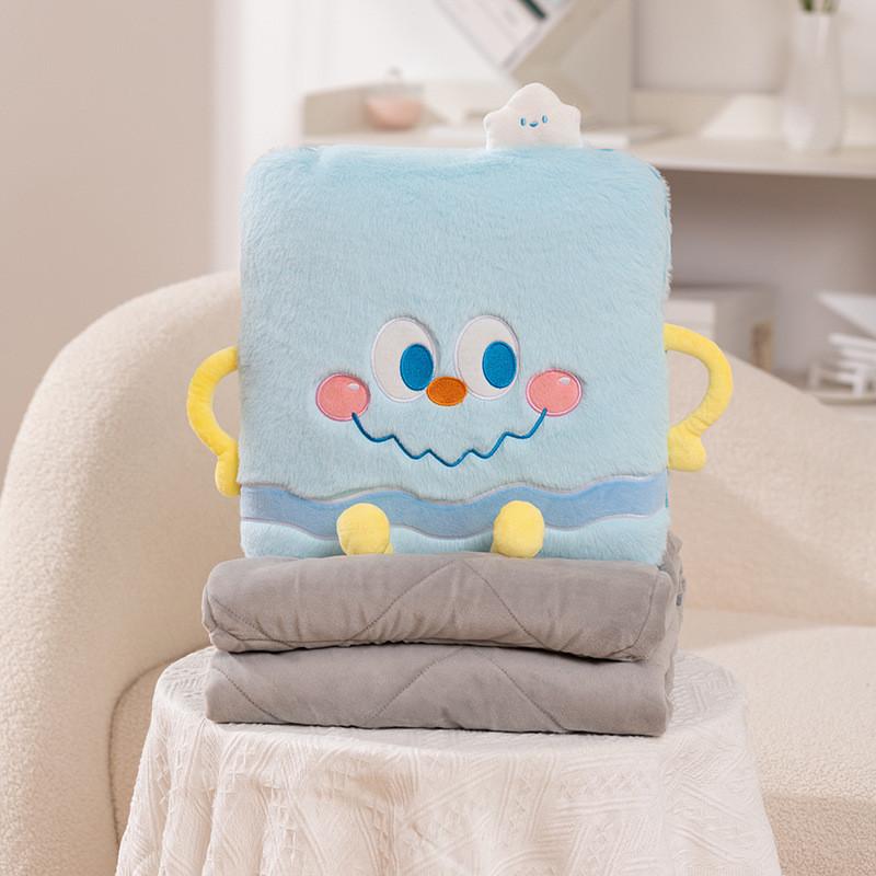 Cake Quilt Simulated Pillow 2in1 Cheese Wrapped Sea Salt Roll Cream Cake Doll