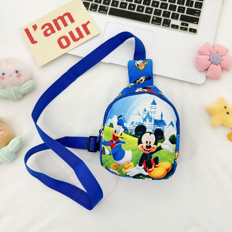 Mickey Donald Duck Cartoon Kids Coin Purse With Polyester Interior For Daily Use