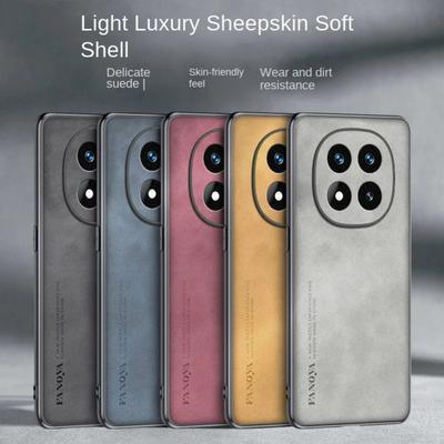Custodia in pelle scamosciata comoda e semplice per Xiaomi Redmi Note 14 Pro + Note14 Note 13 Pro + 12 Pro 11 10 Cover protettiva morbida per lenti