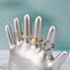 Vintage Palm Shape Rings Holder Palm Shape Jewelry Display Stand  Living Room Bedroom Decor