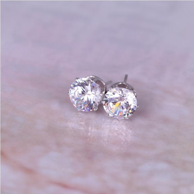 תכשיטי אופנה לנשים אלגנטיים מעוקב Zirconia CZ עגילי אוזן צמודים מתנת חתונה