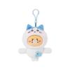 Chiikawa Hachiware Adorable Character Plush Keyring With Magnet For School Bag