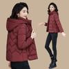 Stilvoller kurzer Winter-Daunenbaumwollmantel für Damen, bequem und warm, perfekt für die Herbst- und Wintersaison