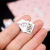 54 Piezas Mini Modelos Creativos de Cartas de Póker, Baraja Pequeña para Juegos de Viaje y Decoración de Escritorio