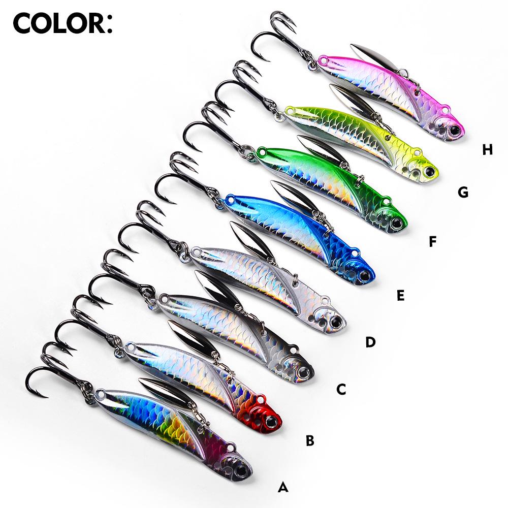 Long Cast Metal Spinner Jigging Lure - Rotating Bionic Bait for Zander Sea Fishing.