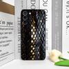 Kreatives Schwarzes Goldenes Schuppenmuster Gedruckte Handyhülle für OnePlus 12 13 R 11 10 9 Pro Nord 4 2T CE5 CE2 ACE2 ACE3 5G Weiche Hülle