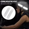 100-10PCS Helmet Safety Warning Reflective Sticker Strip Fluorescent Decorative Stickers Bicycle Motorcycle Reflector Tape Decal