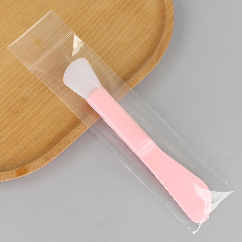 Double-Ended Silicone Mask Brush Mixing Stick Mask Scraper Soft-Tipped Spa Tool Makeup Brush
