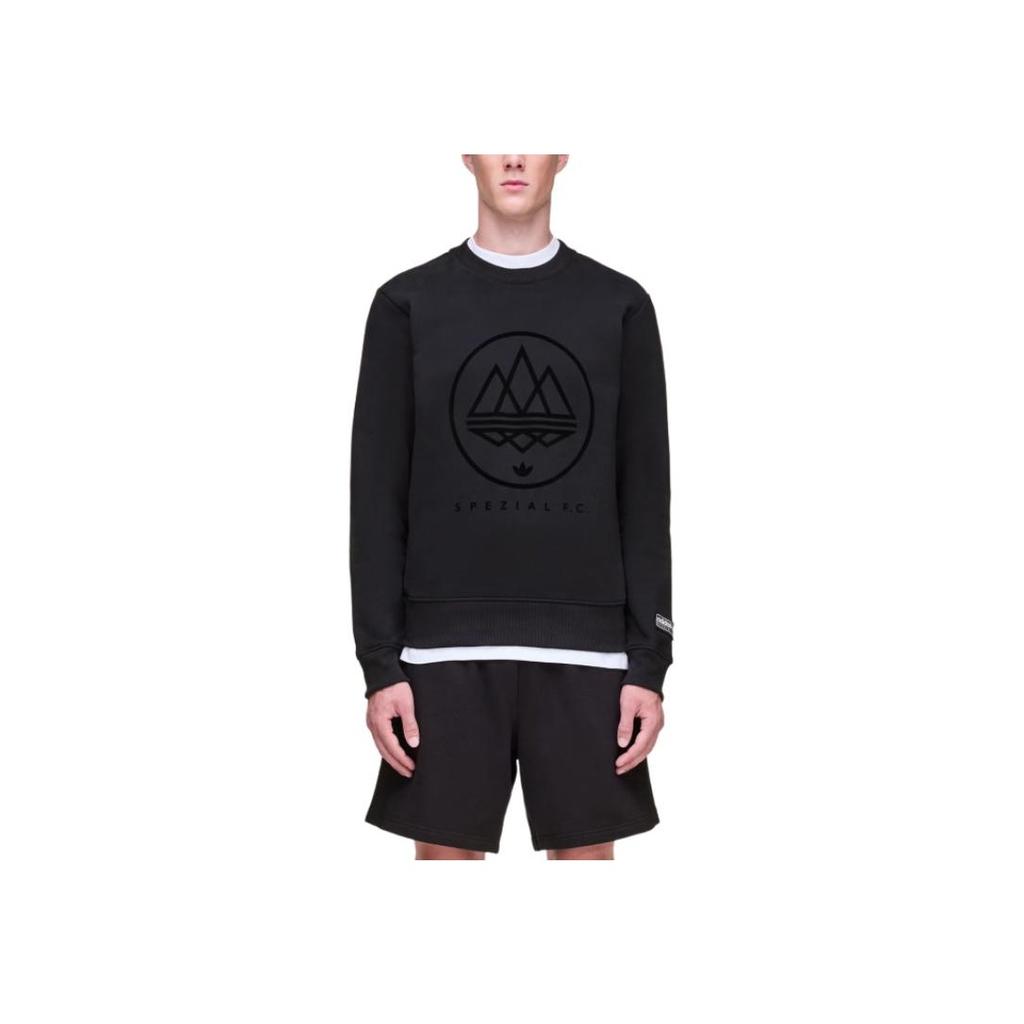adidas Originals Spezial Series Fw25 Fc Crew Neck Pullover Warm Long Sleeve Sweatshirt Men Sweatshirt KA3899