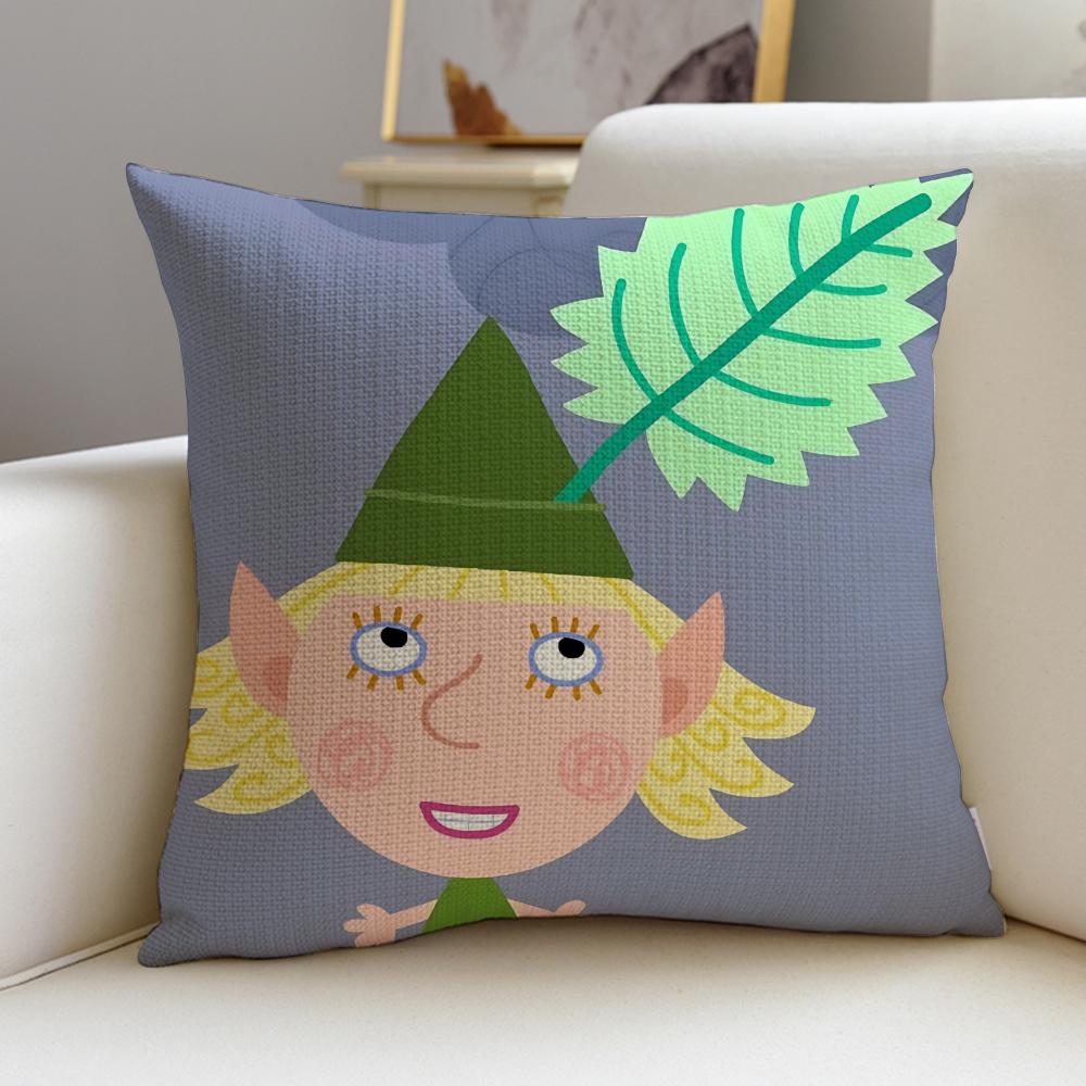 Housse de coussin Ben et Holly Petit Royaume Douce Décorative Housse de coussin x x Taies d'oreiller pour Canapé Salon Maison Chambre