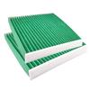 2 pieces Green – green