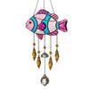 Sea Animal Sun Catcher Coastal Hanging Decoration Conch Starfish Seahorse Suncatcher for Home Windows Balcony Decor