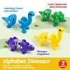Plastic Color Sorting Montessori Toy Dinosaur Alphabet Sensory Toys  Girls Party Favors
