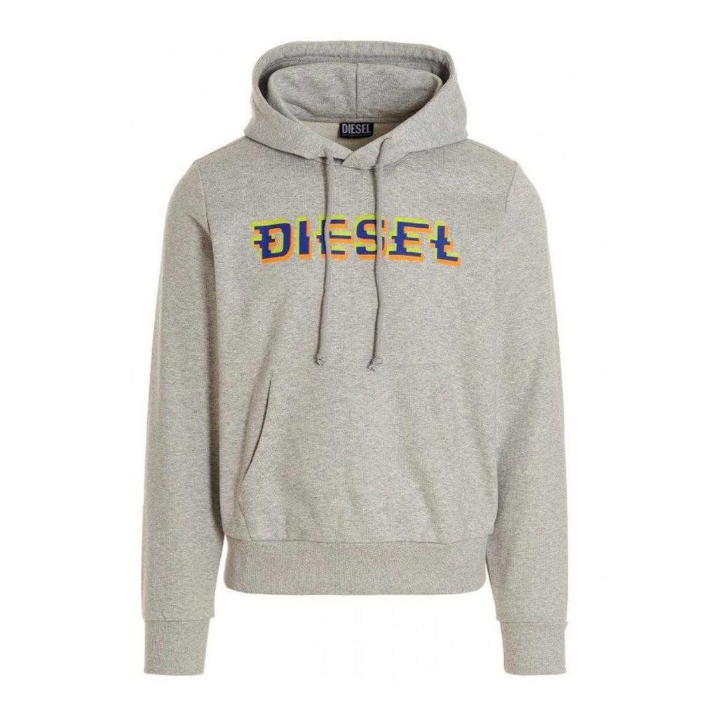 Diesel Mens Pixel Logo Hoodie