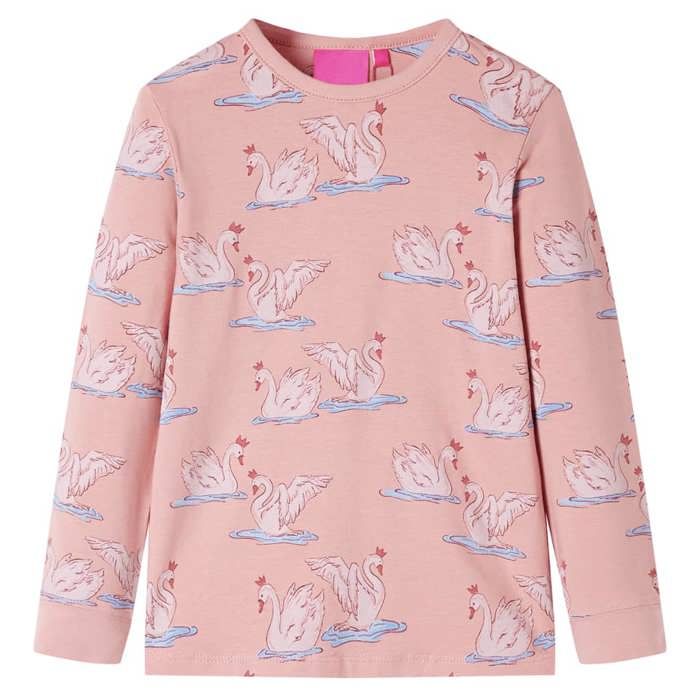 Children's Long-sleeved Pyjamas Light Pink 92/104/116/128/140
