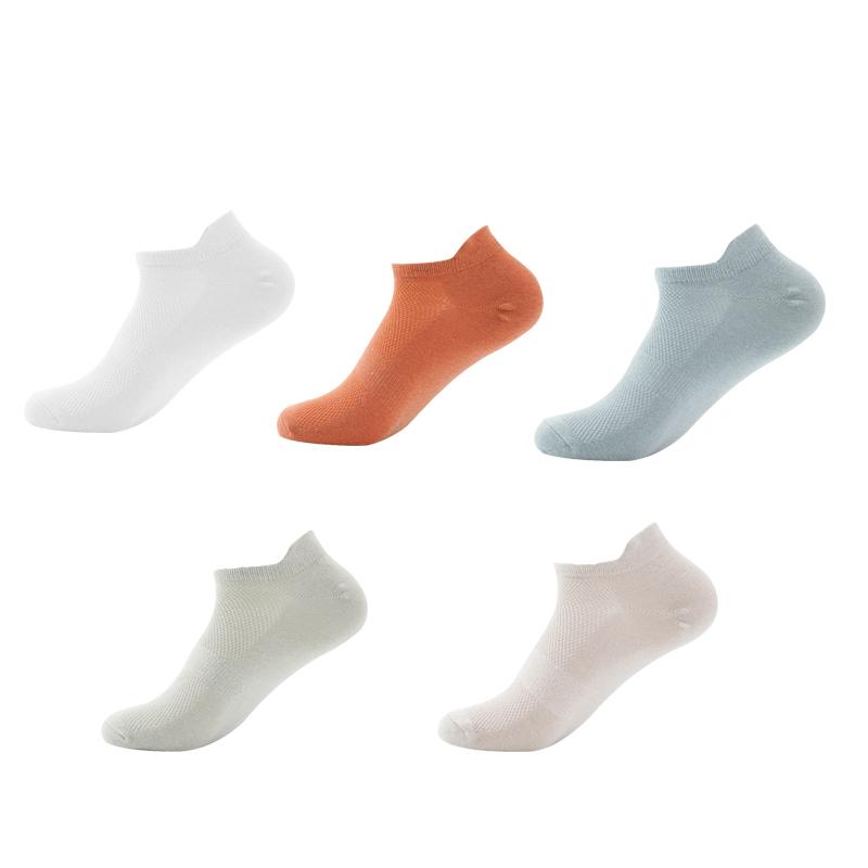 5 Pairs Men's Mesh Non-Slip Cotton Short Sock Male Breathable Spring Summer Autumn Ankle Socks