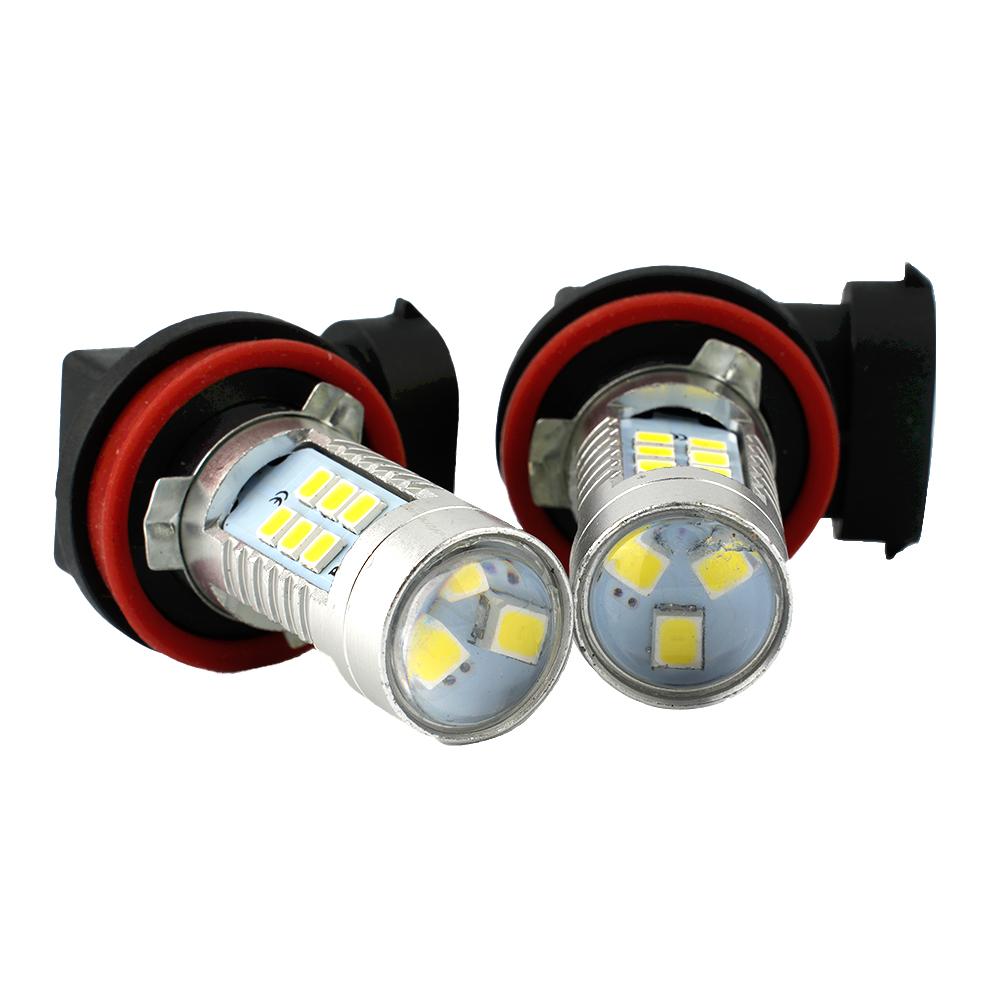 H9 Fog Light Bulb High Power LED Lamps Parts 2000LM