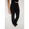 Holder Waist Detail Cotton Flare Pants