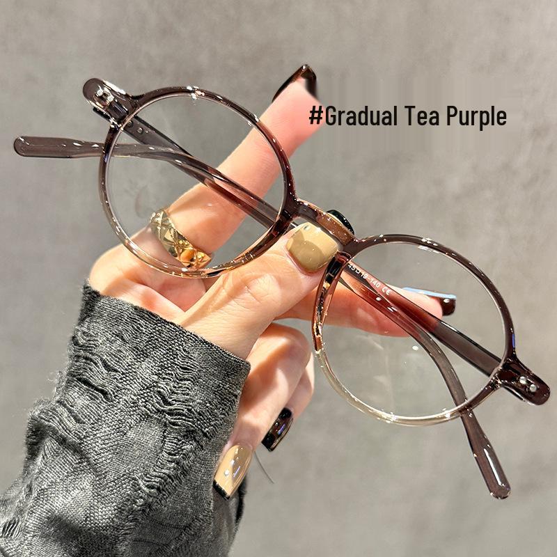 

Ретро Круглая Оправа Очки с Блокировкой Синего Света - TR90, Сверхлегкие, Унисекс, Готовы к Установке Линз по Рецепту