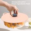 5Pcs Anti-spill Silicone Pot Lid Cover Sealed Tableware Pot Lid Fresh Keeping Cover  Kitchen Gadgets