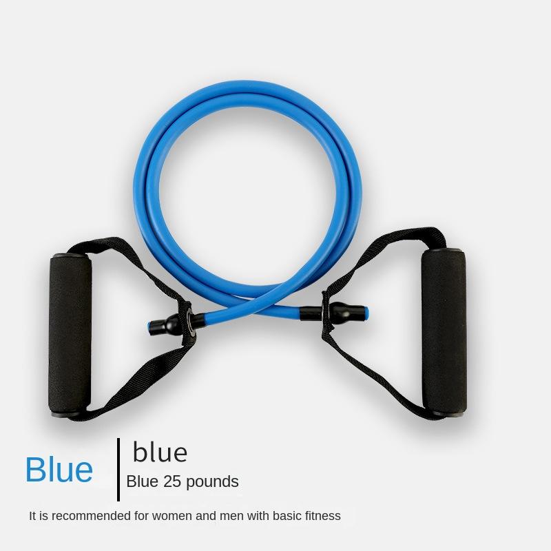 5 Levels Elastic Band Yoga Pull Rope Elastic Gym Fitness Exercise Tube Band with Handles for Home Workouts Strength Training