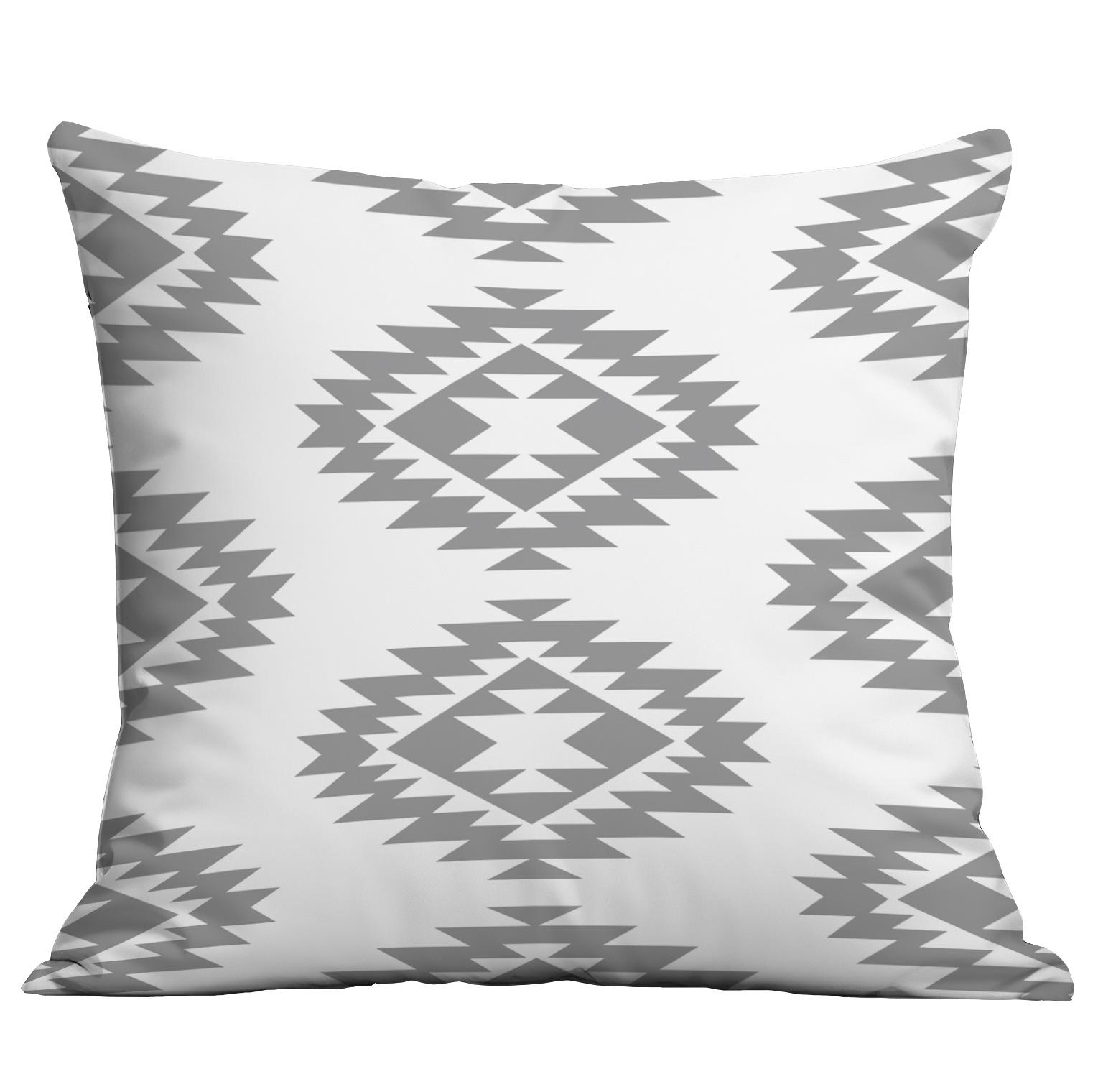 

Ethnic Bohemian Plaid Geometric Pattern Living Room Sofa Pillow Case Cushion Cover Premium Durable Quality Useful 45 * 45Cm
