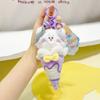 Ice Animal Colorful Cream Plush Keychain Featuring Adorable Fox Rabbit Otter Cat And Bear