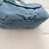 Women Denim Shoulder Bag Vintage Large Capacity Casual Tote Handbag with Multiple Pockets