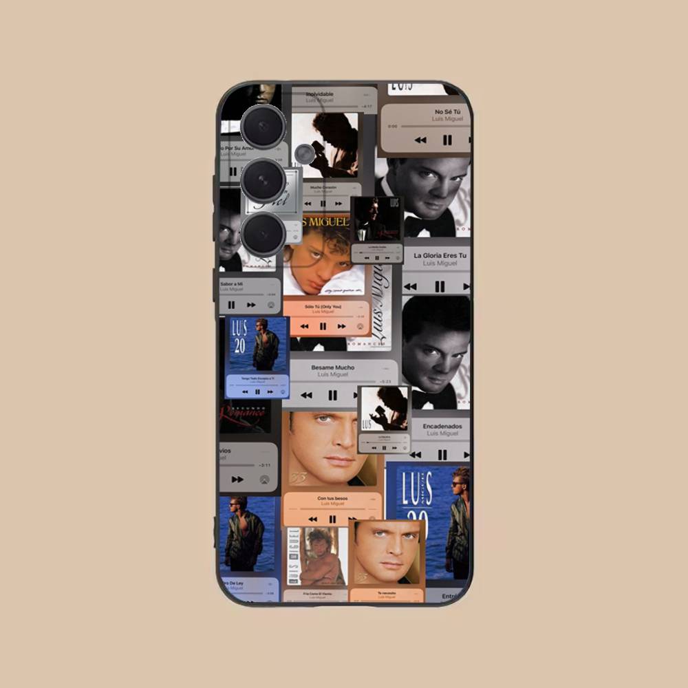 

L-Luis Miguel Singer Phone Case For Samsung S25,24,21,22,23,20,S30,Ultra,Plus, Fe,5G Silicone Cover SamsungS26PLUS