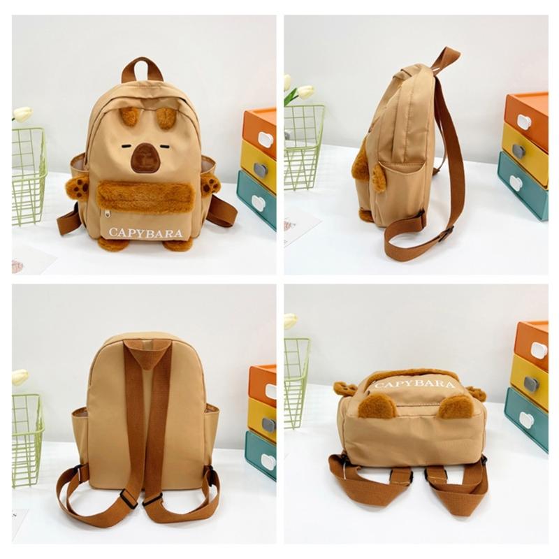 Cartoon Rucksack Hübsche Büchertasche Süßer Rucksack Plüschpuppen Tasche Schüler Schultasche Reisetasche für kleines Mädchen Kinder