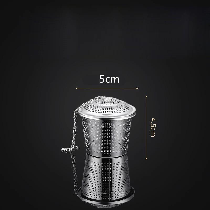 304 Roestvrij Staal Thee-ei Zeefmand Gaas Thee Filter Vergrendelbare Kruidenbol Hotpot Smaak Kruidenzak Soep Smaakdoos