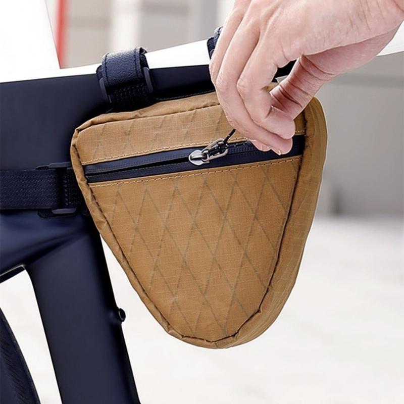 Fahrräder Vordertasche Fahrrad Vordersatteltasche Fahrräder Vordere Oberrohrtaschen Dreieckige Aufbewahrungstasche für Mountainbike