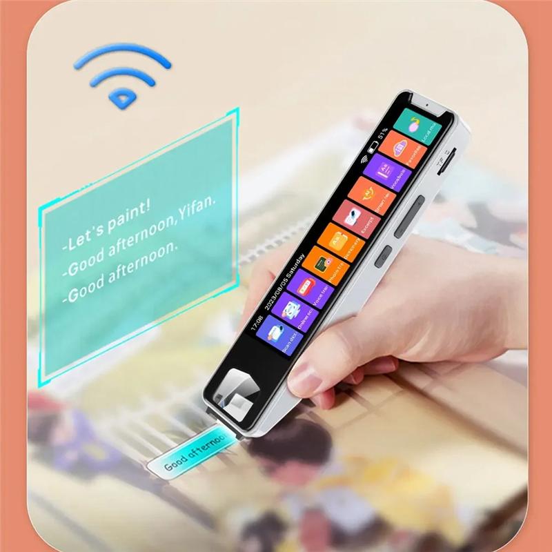 B03B-Scanner Translation Pen Offline Smart Language Voice Translator Machine 134 Languages Intelligent Translator Pen Durable Bl