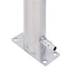 Vidaxl Garden Crane On Round Post, 40 Cm, Stainless Steel