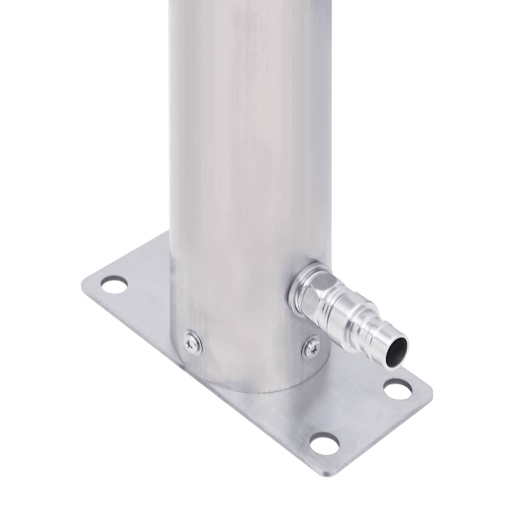 Vidaxl Garden Crane On Round Post, 40 Cm, Stainless Steel