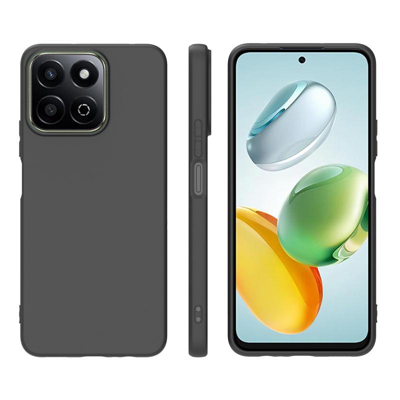 Suitable for Honor 600Pro Overseas Version, Black Matte Mobile Phone Case, Sweat-proof and Fingerprint-proof Honor 300 Leather Case