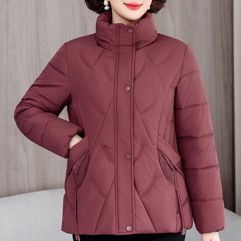 Plus Size L-5XL Fashion Female Coat Winter Jackets Hooded Loose Thick Warm Middle Age Women Parkas