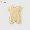 TONGTAI Baby Summer Pure Cotton Jacquard Romper