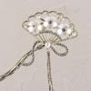 Hanfu Step Shake Antique Style Hair Stick Retro Temperament Hairpin Ancient Fan Fringe Hairpin