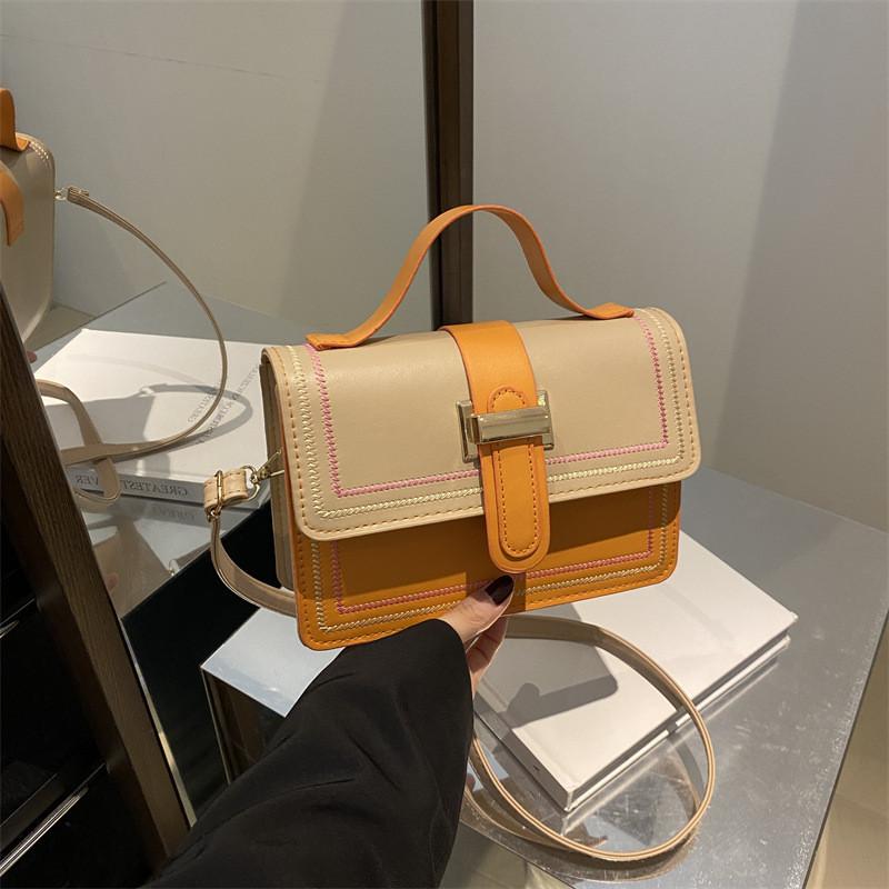 Trendy Pu Leather Small Shoulder Bag For Women With Fashionable Street Style коричневый